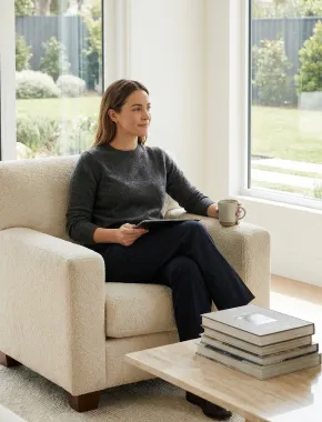 Professional reviewing data on a screen, representing cognitive performance